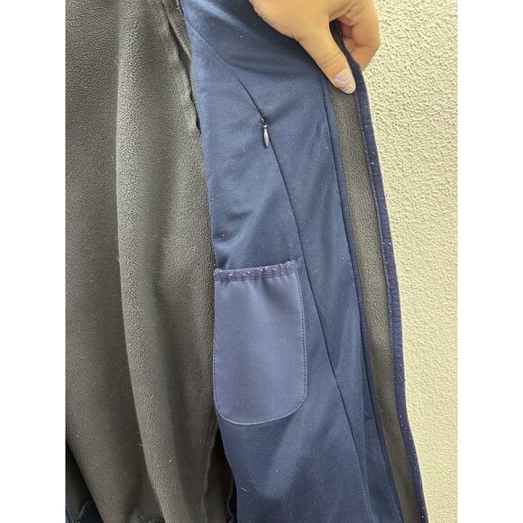 Mens New Balance York Revolution Baseball Jacket Size Small Navy Blue Zip Up - Picture 13 of 16